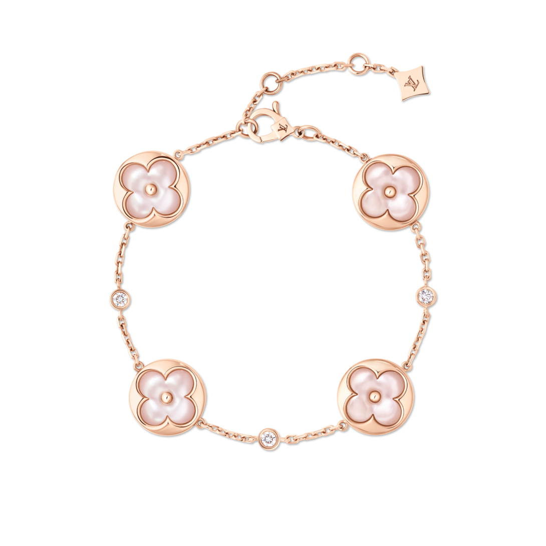 Color Blossom BB Sun Multi-Motif Bracelet, Rose Gold, Pink Mother